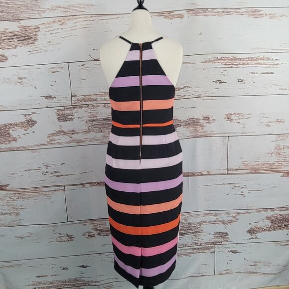 Pasduchas Striped Midi Sheath Dress 10 AUS / 6 US - Picture 3 of 9
